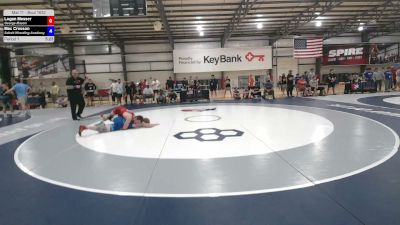 74 kg Cons. Rd Of 16 - Logan Messer, George Mason vs Mac Crosson, Sebolt Wrestling Academy