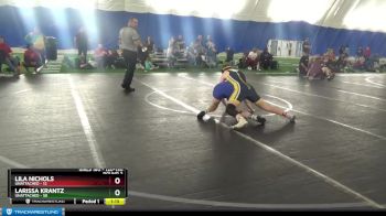 120-130 lbs Round 2 - Lila Nichols, Unattached vs Larissa Krantz, Unattached