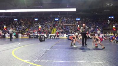 74 lbs Round Of 32 - Maximus Farace, Littlestown vs Braxton Fedder, Central Columbia