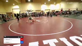 65 lbs Semifinal - Casper Stewart, Curby 3 Style Wrestling Club vs Joel Adams, The Best Wrestler