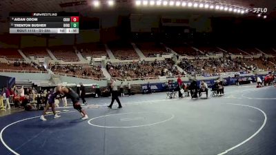 D1-285 lbs Champ. Round 1 - Trenton Busher, Desert Vista High School vs Aidan Odom, Corona Del Sol High School