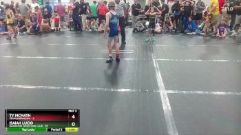 56 lbs Semifinal - Ty McMath, Team Barracuda vs Isaiah Lucio, Gladiator Wrestling Club