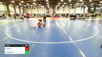 100 lbs Consi Of 8 #2 - Kaden Clark, AL vs Hudson Randall, OH