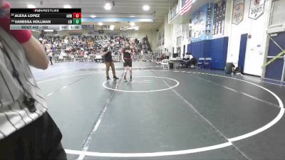 130 lbs Cons. Round 2 - Vanessa Hollman, Liberty (Winchester) vs Alexa Lopez, AB Miller