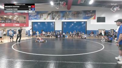 96 lbs Bronsyn Baxter, Pennsylvania Red vs Damoni Ford, Illinois