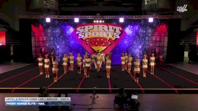 Front Range Elite - Hail [2026 L4 Senior Coed - D2 - Medium Day 2] 2026 Spirit Sports Colorado Springs Nationals