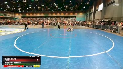 138 lbs Cons. Round 1 - Jackson Dennis, River Valley vs Tyler Blue, Lassen