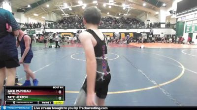 90 lbs Champ. Round 2 - Tate Heaton, Lewis & Clark vs Jack Papineau, Tri- Valley