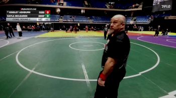 5A 185 lbs Cons. Round 2 - Kinsley Ashburn, Keller Fossil Ridge vs Kayla McLearen, Lubbock Cooper