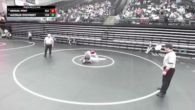 4A 125 lbs Cons. Round 2 - Abigail Pray, Park City vs Jazzman Khoundet, Stansbury