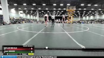 152 lbs Champ. Round 2 - Skylar Red Elk, OK vs Chaz Graves, IA