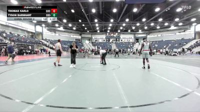 174 lbs Cons. Round 3 - Tyson Barnhart, Southeastern vs Thomas Karlo, Cumberland (Tenn.)