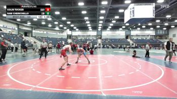 133 lbs Quarterfinal - Sam Cherichello, Unattached The Citadel vs Colin Tucker, Cumberlands (Ky.)