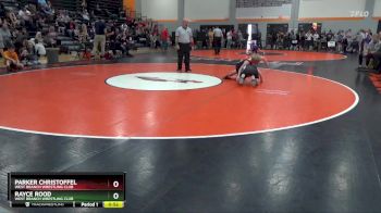 B-24 lbs Round 3 - Rayce Rood, West Branch Wrestling Club vs Parker Christoffel, West Branch Wrestling Club