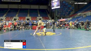 120 lbs Rnd Of 128 - Treyton Ackman, Wisconsin vs Dragr Monson, South Dakota