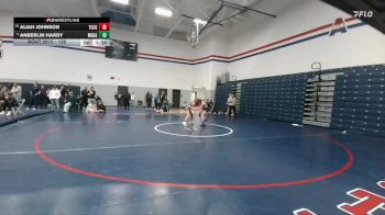 135 lbs 5th Place Match - Aliah Johnson, Tecumseh vs Anberlin Hardy, Mount De Sales Academy