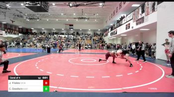 190 lbs Consi Of 4 - Jackson Yilales, Georgia vs Colton Goodwin, East Coweta High School Wrestling