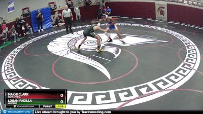 106 lbs Cons. Round 4 - Makhi Clark, Sierra Vista vs Logan Padilla, Lakeside