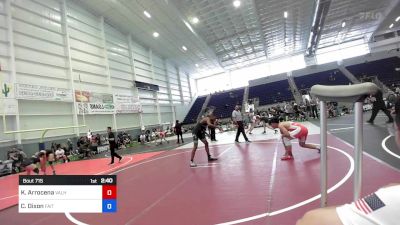 157 kg Quarterfinal - Kyle Arrocena, Valhalla vs Cody Dixon, Faito Wc