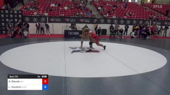 68 kg Quarters - Alexandria Glaude, Beaver Dam RTC / TMWC vs London Houston, Cardinal Wrestling Club