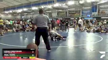 125 lbs Quarterfinals (8 Team) - Issac Young, Alabama Elite Black vs Logan Christopher, Short Time WC