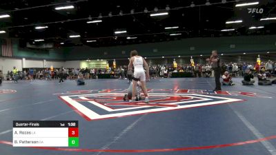 113 lbs Quarterfinal - Alex Rozas, LA vs Bradley Patterson, GA