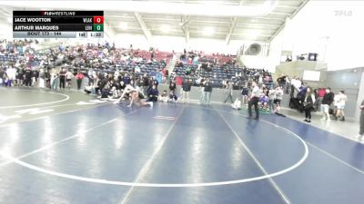 144 lbs Champ. Round 1 - Arthur Marques, Lehi vs Jace Wootton, Westlake