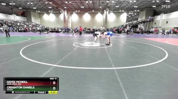 138 lbs Cons. Round 3 - Creighton Daniels, Staley vs Hayes Mcneill, Deer Creek (ED)