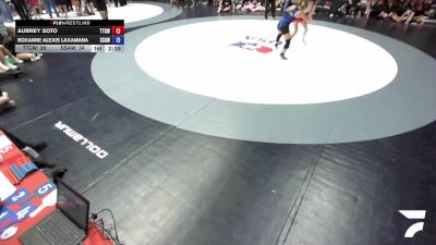 110 lbs Aubrey Soto, TCWA - Tri-Counties Wrestling Association vs Roxanne Alexis Laxamana, SAWA - Sacramento Area Wrestling Association