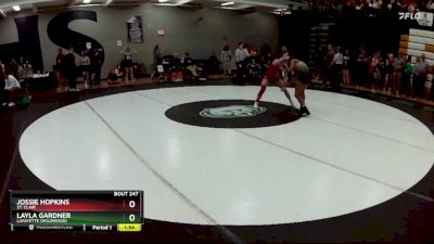 130 lbs. Champ. Round 2 - Jossie Hopkins, St. Clair vs Layla Gardner, Lafayette (Wildwood)