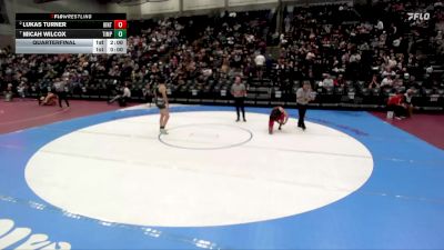 4A 190 lbs Quarterfinal - Micah Wilcox, Timpanogos vs Lukas Turner, Uintah