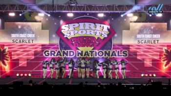 South Coast Cheer - Scarlet [2025 L3 Senior - Medium Day 2] 2025 Spirit Sports Grand Nationals
