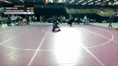 190 lbs Cons. Round 3 - Bennett Hyde, Eastside vs Kieran Canavan-Lima, North Hall