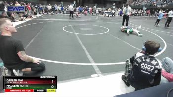 58-61 lbs Quarterfinal - Madelyn Hurtt, Derby vs Oaklen Mai, Salina Wrestling Club