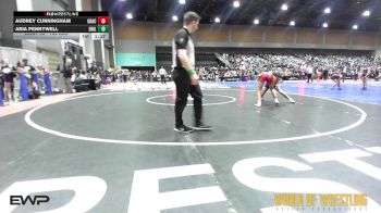 100 lbs Semifinal - Audrey Cunningham, Gracie Barra Westchase vs Aria Pennywell, Driller Wrestling Club