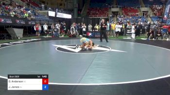 132 lbs Semis - Dean Anderson, Arizona vs Jayden James, New Jersey