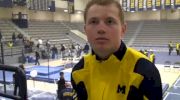 Michigan Senior Chris Cameron on Building Confidence and competing at Home