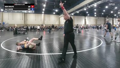 126 lbs Round Of 32 - Ben Wolfe, SONS OF THUNDER vs Zac Davis, Lion's Wrestling Club