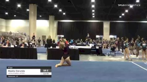 Maddy Dorunda - Floor, Johns Academy #1124 - 2021 USA Gymnastics Development Program National Championships