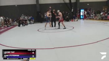 165 lbs Cons. Semi - Jacoby Tait, WA vs Gage Stutesman, WA