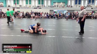 98 lbs Round 1 (4 Team) - Grayson Saucer, Bronco Elite WC vs Ethan Smith, Beebe Trained Silver