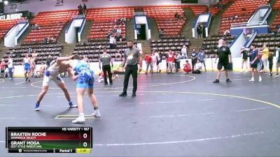 167 lbs Cons. Round 7 - Braxten Roche, Shamrock Select vs Grant Moga, Izzy Style Wrestling