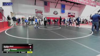 96 lbs Semifinal - Elissa Cruz, PIEDMONT vs Charlie Turner, STILLWATER