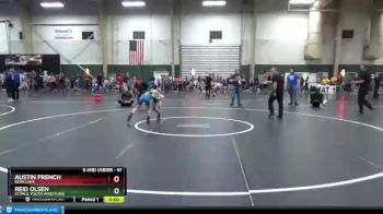 61 lbs Quarterfinal - Reid Olsen, St.Paul Youth Wrestling vs Austin French, Bear Cave