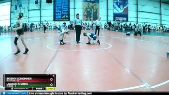 84 lbs Rd# 6- 9:00am Saturday Final Pool - Lawson Sparks, PA Blue vs Jaydyn Schommer, No Escape
