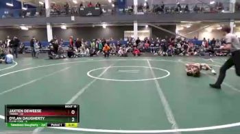 70 lbs Round 5 (6 Team) - Dylan Daugherty, Clear Fork vs Jaxten DeWeese, Tinora