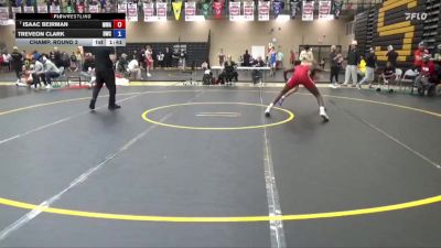 126 lbs Champ. Round 2 - Isaac Beirman, Moen Wrestling Academy vs Treveon Clark, Doomsday Wrestling Club