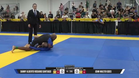 John Walter Goes vs Danny Alberto Rosario Santiago 2026 Pan IBJJF Jiu-Jitsu No-Gi Championship