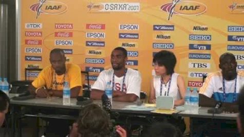 Asafa Powell/Tyson Gay/Derrick Atkins