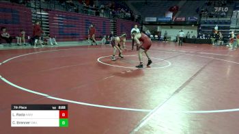 184 lbs 7th Place - Luke Rada, Harvard vs Cody Brenner, Central Michigan